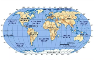 Printable Map of the World with Latitude and Longitude Lines PDF