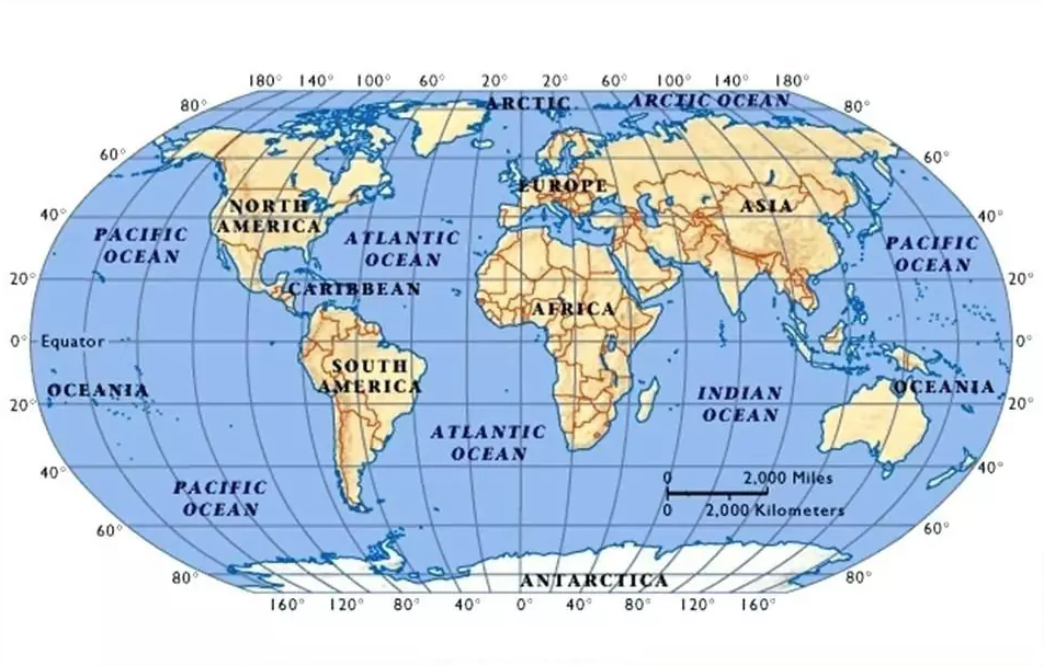 Printable Map Of The World With Latitude And Longitude Lines PDF