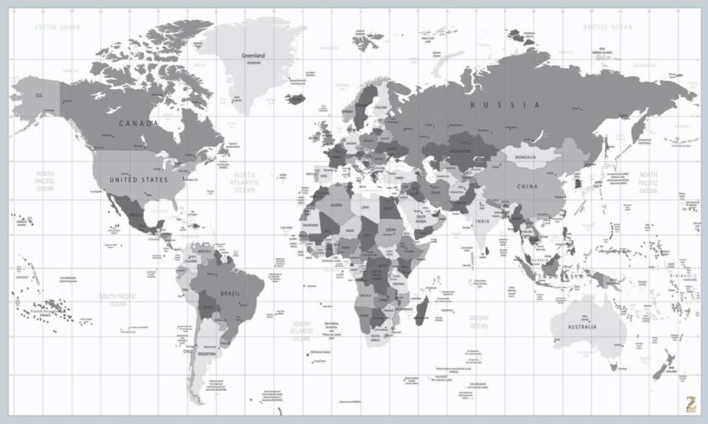 World Map As Wallpaper