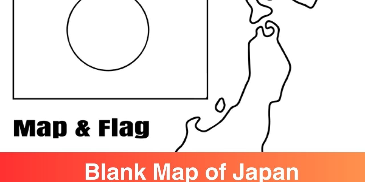 Blank Map of Japan Printable PDF