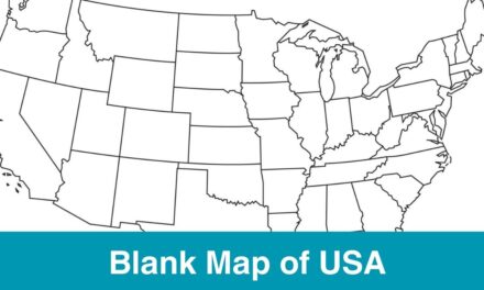 Blank Map of the USA Printable – States, Outline