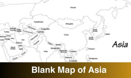 Printable Blank Map of Asia PDF Download