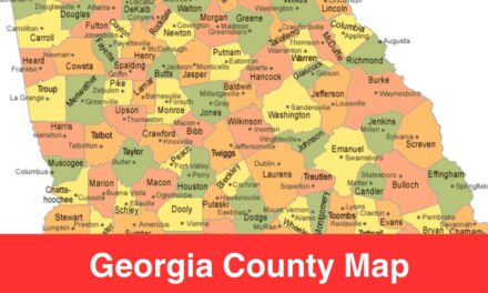 Exploring Georgia County Map: A Guide to Counties, Cities, Rivers