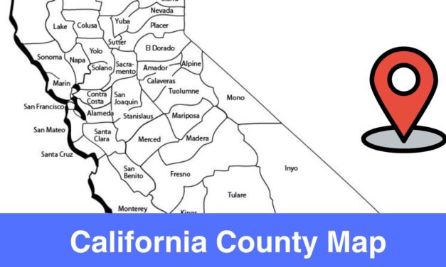 California County Map | Study Geography, Rivers