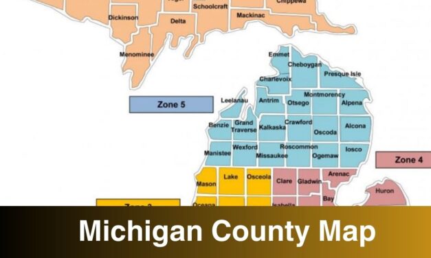 Guide to Michigan Counties, Cities, Rivers | County Maps